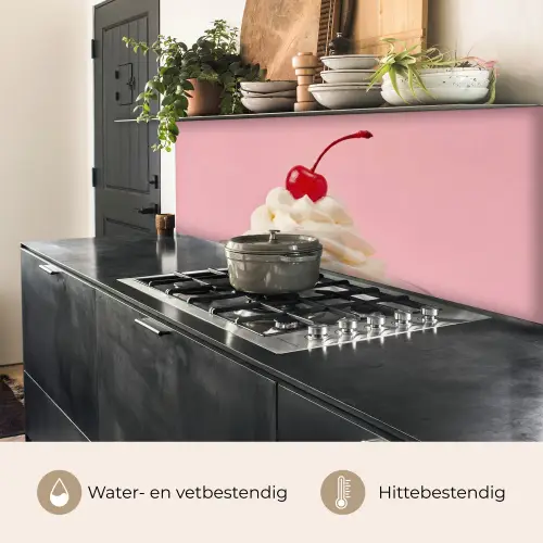 Kers - Slagroom - Roze keuken achterwand 2 middel -usp_NL