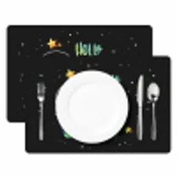 Quotes - 'Hello dino' - Spreuken - Jongens - Kids - Kinderen Placemat vinyl groot -zzsfeer2_Kitchenyeah-website