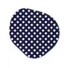 Oceaan - Stippen - Blauw - Wit Wandcirkel Organisch Forex 3mm klein 629 -3d