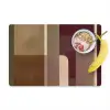 Vlakken - Abstract - Bordeaux - Lijnen Placemat vinyl groot -zzzproduct_Kitchenyeah-website