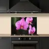 Roze orchidee keuken achterwand spatscherm klein -sfeer1