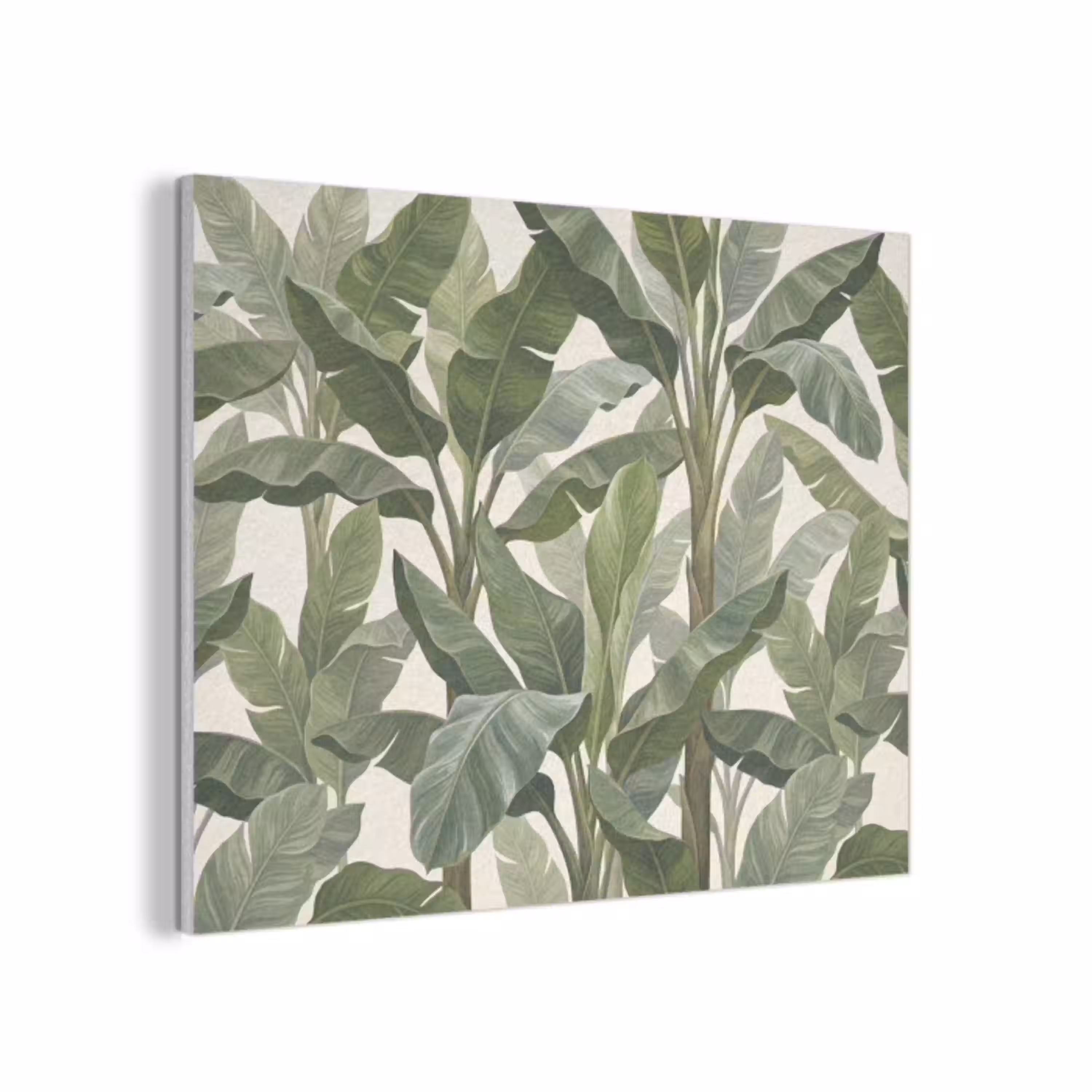 Planten - Bladeren - Tropisch - Groen PET vilt klein -3d