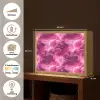 Roze - Onweer - Wolken Light Box met batterij (Wandlamp) middel 907 -USP_websiteoverzichtNL