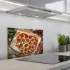 Pizza - Hart - Pepperoni - Tomaat keuken achterwand spatscherm klein -3d_schuin