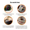Tulpenveld - Zonsondergang - Kleurrijk Inductie beschermer vinyl 3mm klein -zzzzzzz-td-werking