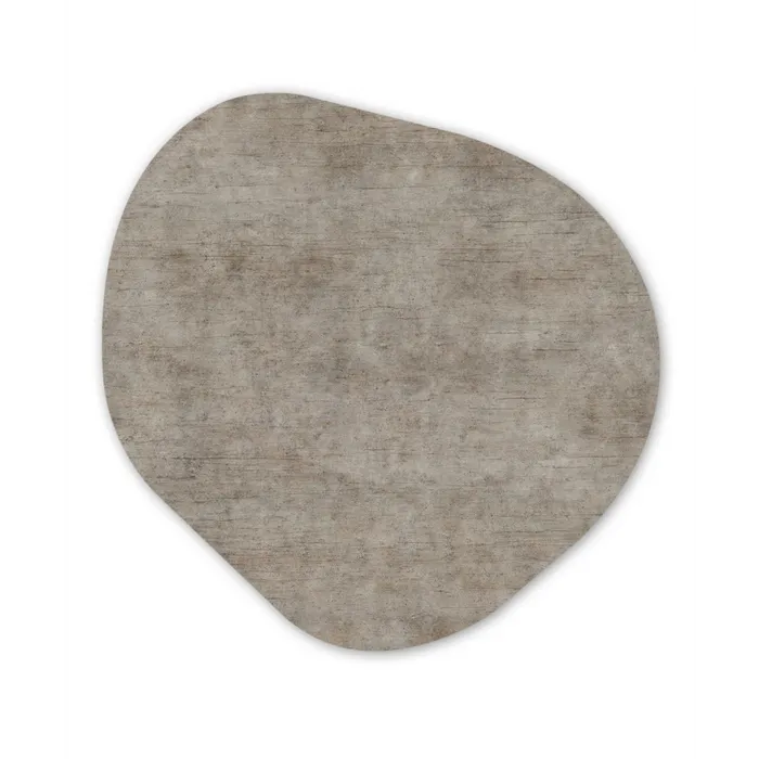 Retro - Beton - Patroon Wandcirkel Organisch Forex 3mm klein 629 -3d