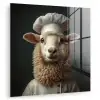 Schaap - Wol - Kok plexiglas 5mm klein -zzzproduct_nieuw