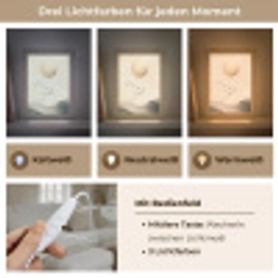 Landschap - Japandi - vogel Light Box met kabel (Tafellamp) klein -USP_lichtkleurDE