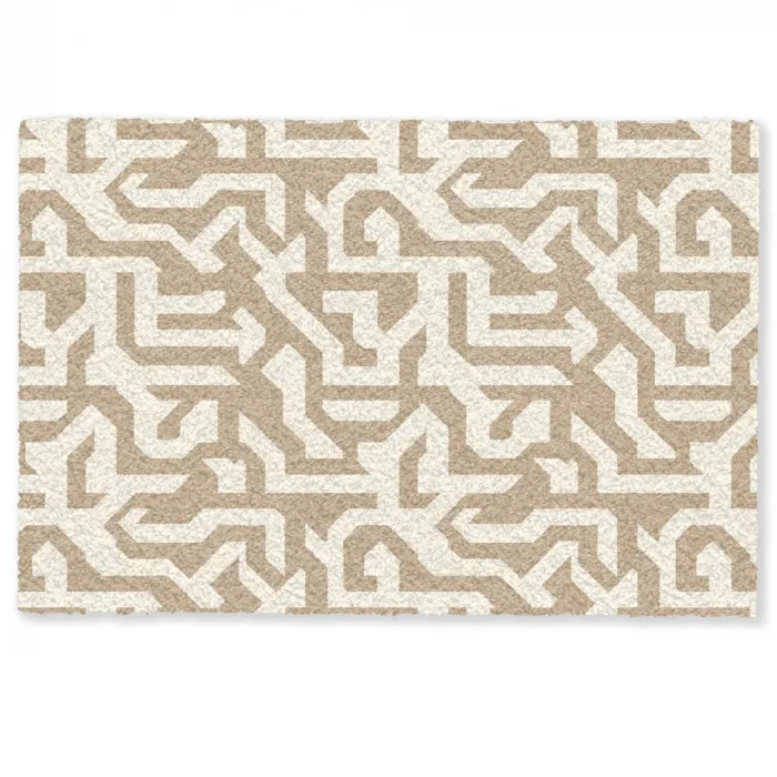 Modern - Abstract - Beige Deurmat klein 898 -zkaufland3d