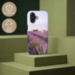 Lavendel - Landschap - Sereen - Paars Toughcase MagSafe Apple iPhone 17 klein -USP_PrintM_NL
