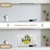Citroen - Decoratie - Keramiek - Takken keuken achterwand spatscherm klein -voor_na_FR