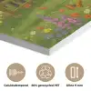 Ezels - Ganzen - Kleurrijk PET vilt klein -closeup_NL