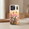 Vlinders - Oranje - Bloemen Telefoonhoesje iPhone 17 Pro Max klein -sfeer2