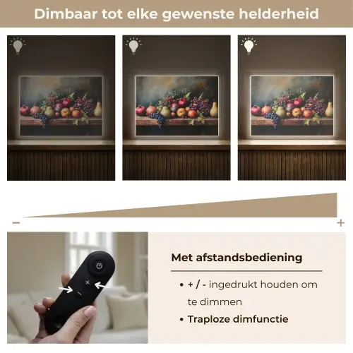 Rustiek - Stilleven - Fruit Light Box met batterij (Wandlamp) middel -USP_dimbaarNL