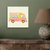 Ijskar - Retro - Softijsjes - Roze aluminium wit klein -sfeer2
