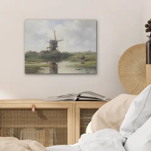 Molen - Willem Roelofs - Oude meesters - Kunst PET vilt klein -sfeer3