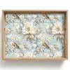 Botanisch - Zangvogel - Blauw Dienblad Rechthoek middel 911 -z3d_shopping