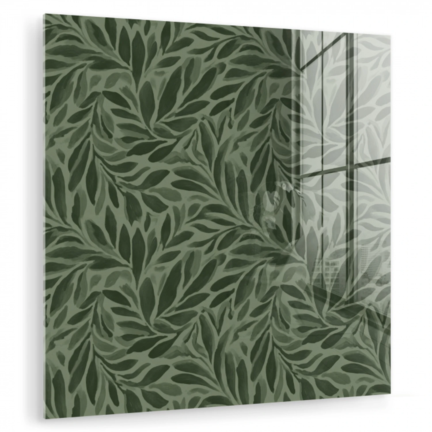 Bladeren - Organisch - Groen plexiglas 5mm klein 11 -zzzproduct_nieuw