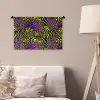 Neon - Paars - Dieren - Patroon Wandkleed katoen klein 269 -sfeer4