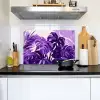 Bladeren - Paars - Tropisch - Abstract Inductie beschemer met haakjes klein -sfeer2