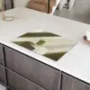 Matcha - Glas - Groen - Minimalistisch Inductie beschermer vinyl 3mm klein -sfeer8