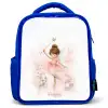 Ballerina fee in roze Kinderrugzak - Blauw middel -3d