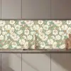 Bloem - Art nouveau - Design keuken achterwand 2 middel 871 zz_3dshopping