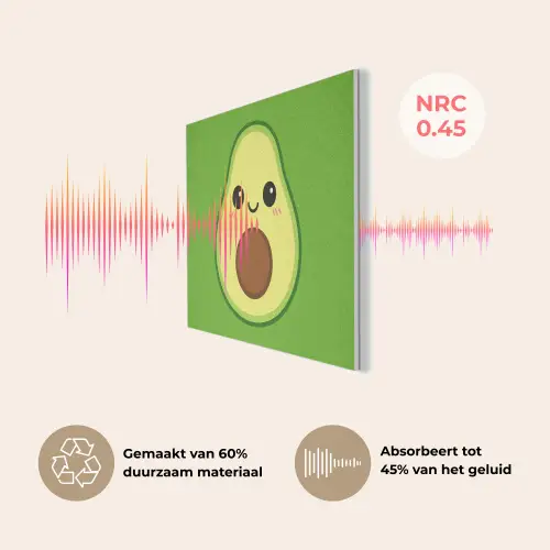 Avocado - Groen - Speels PET vilt klein -USP_NL