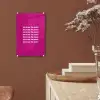 Focus on the good - Roze - wit plexiglas 5mm klein -sfeer5