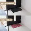 Lijnen - Rood - Beweging Deurmat klein -voor-na_NL