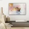Abstract - Pastel kleuren - Goud - Modern - Aesthetic canvas 2cm klein -sfeer6