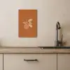 Sinaasappel - Getekend - Bladeren - Bruin KitchenYeah - Keuken - Canvas klein -sfeer2