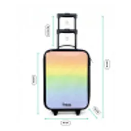 Pastel regenboog van krijt Kinderkoffer - Zwart klein -productfoto_formaten