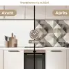 Geometrisch - Motief - Aardetinten keuken achterwand 2 middel 871 -voor-na2_FR