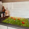 Wildbloemenweelde in de Zomer Inductie beschermer vinyl 3mm klein -sfeer3