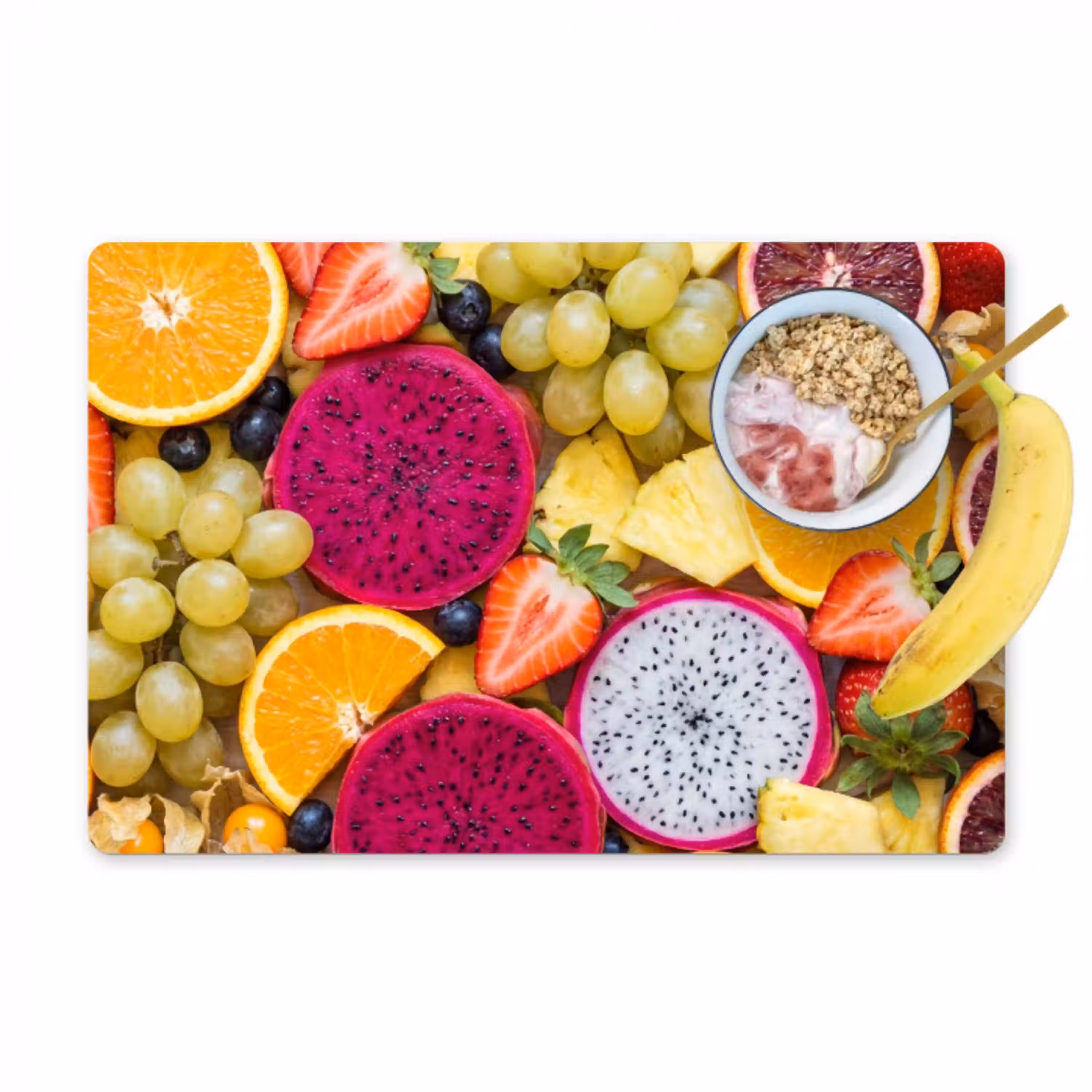 Fruit - Assortiment - Kleurrijk - Gezondheid Placemat vinyl groot -zzzproduct_Kitchenyeah-website