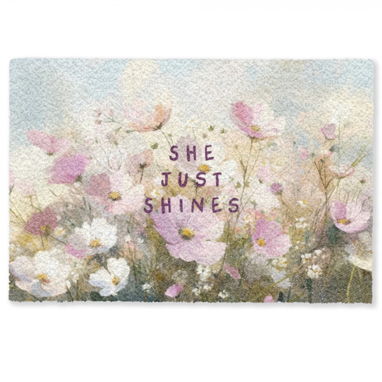 Quote - Bloemen - Schilderachtig Deurmat klein -zkaufland3d