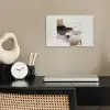 Penseelstreken - Balans - Beige - Bruin poster papier klein -sfeer1