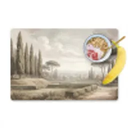 Vallei - Tuin - Natuur - Groen Placemat vinyl groot -zzzproduct_Kitchenyeah-website