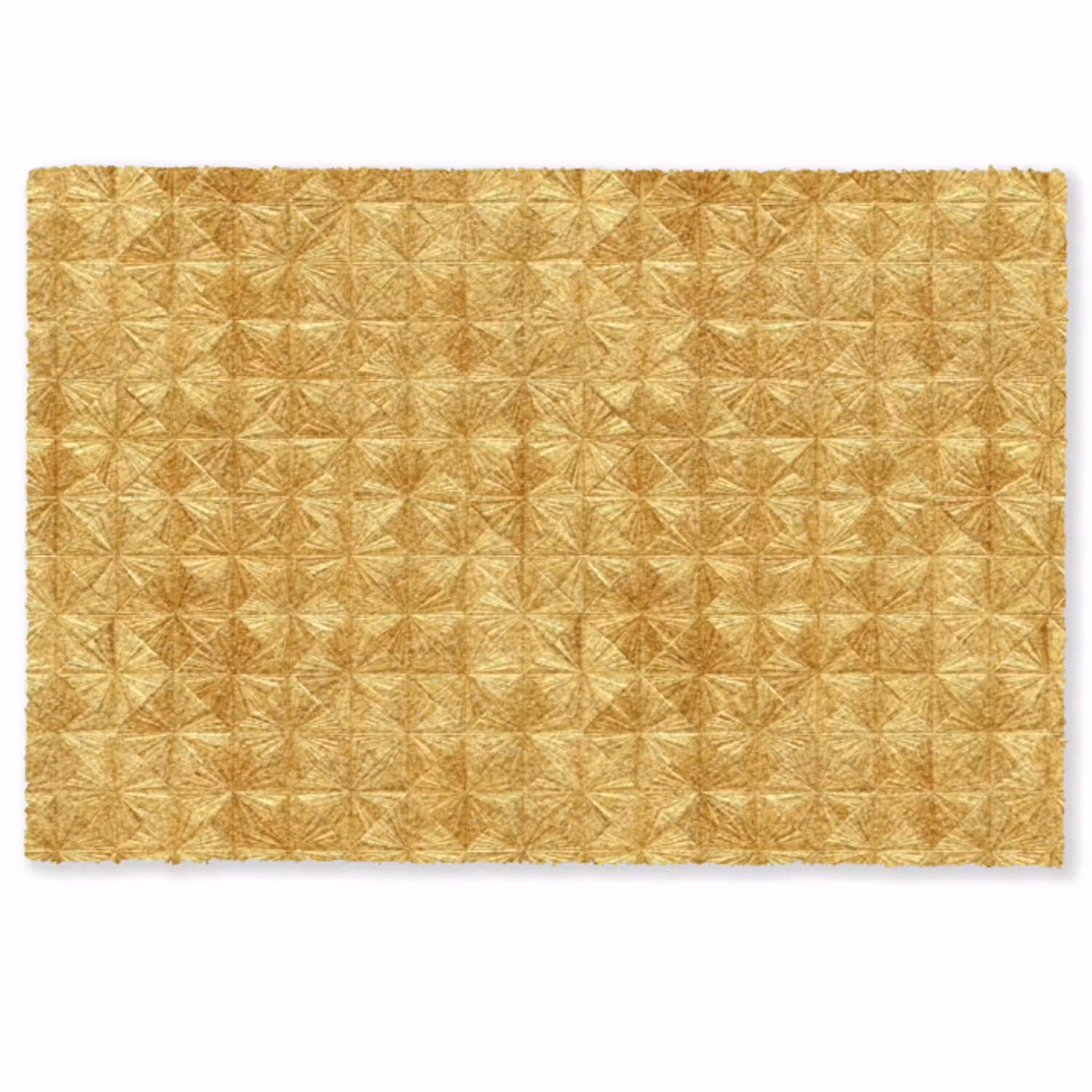 Tegels - Geometrisch - Reliëf - Goud Deurmat klein 898 -zkaufland3d