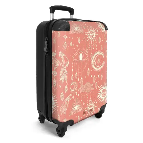Boho - Rood hemelpatroon NBS - Handbagage koffer - Unisex middel -productfoto_3d