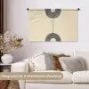 Geometrische bogen - Minimalistisch - Symmetrisch Wandkleed katoen middel -sfeer1