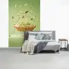 Pistache - Taart - Noten - Eten fotobehang vinyl groot -slaapkamer