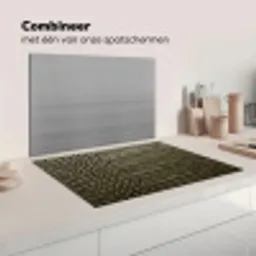 Krokodillenleer - Structuur - Groen Inductie beschermer vinyl 3mm klein -wsfeer7_website