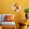 Cirkels - Geel - Minimalistisch Wandcirkel Organisch Forex 3mm klein -sfeer4