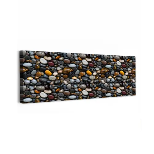 Geel - Kiezels - Glad canvas 2cm klein 828 -z3d