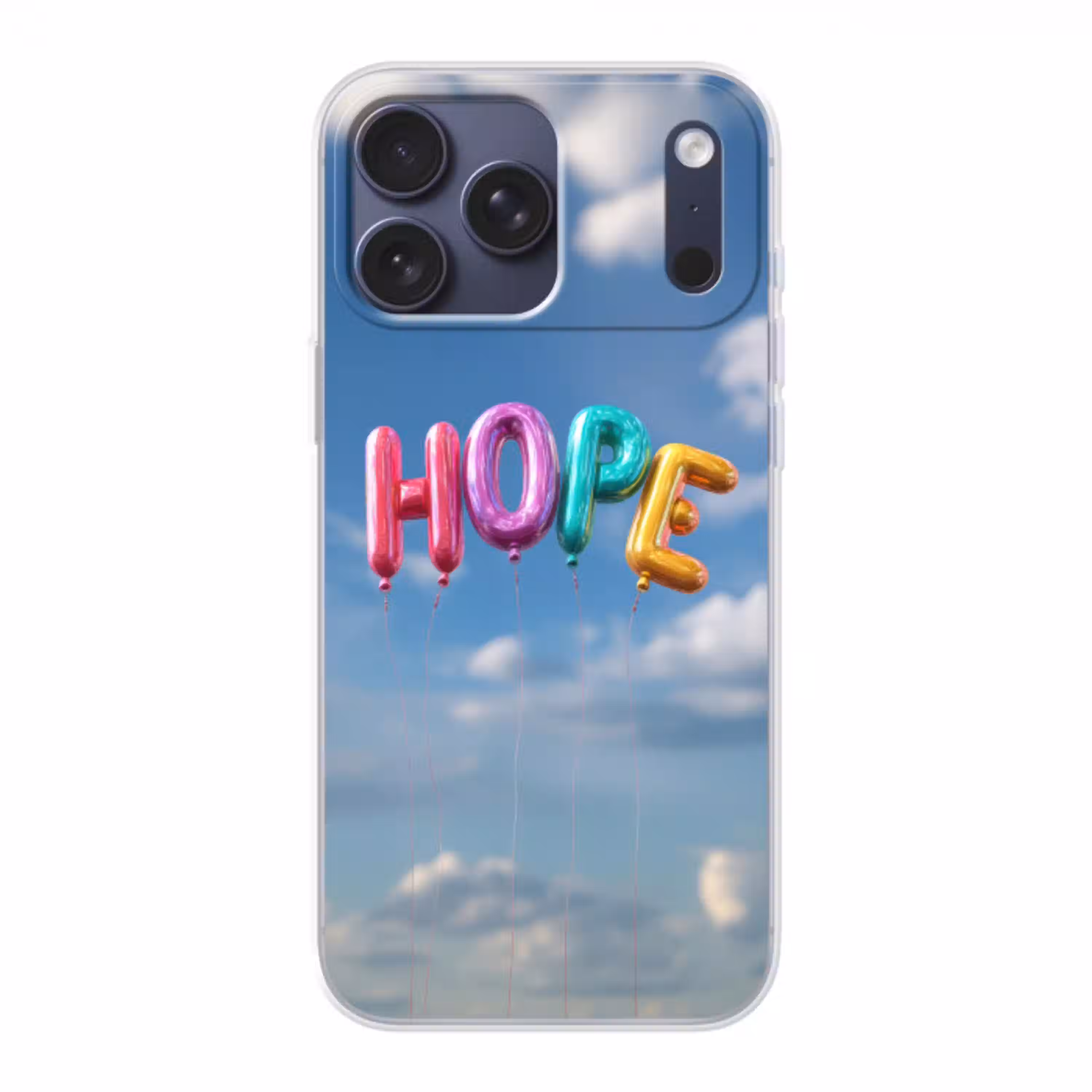 Ballonen - Lucht - Hope Telefoonhoesje iPhone 17 Pro Max klein -3d