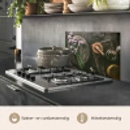 Bieslook Bloesem en Antieke Keukenwaren keuken achterwand spatscherm klein -usp_NL