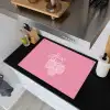 Frambozen - Steel - Getekend - Roze Inductie beschemer met haakjes klein -sfeer1