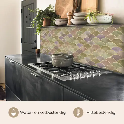 Zacht - Goud - Kleurrijk keuken achterwand 2 middel 871 -usp_NL